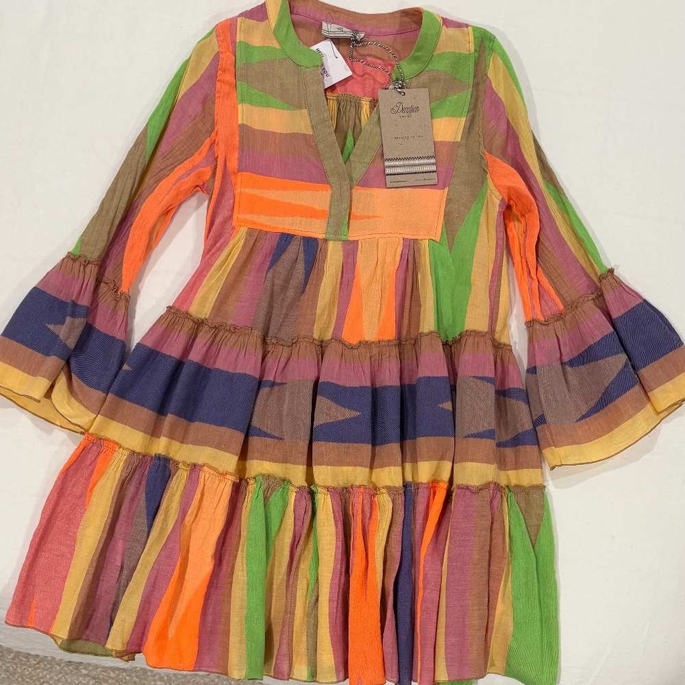 Devotion Twins Ella Short Dress XS Multicolor NWT